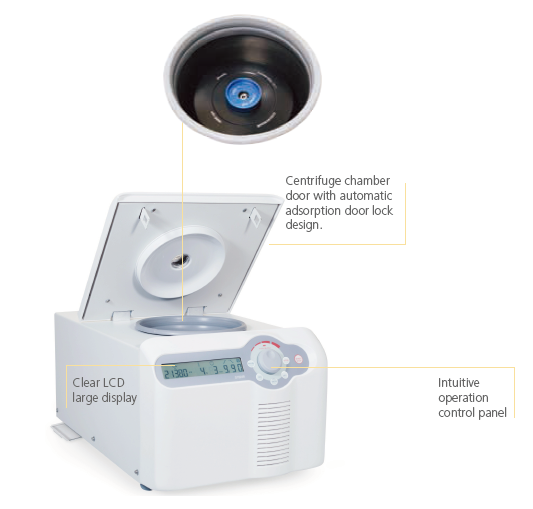 NADE D1524R laboratory high speed 15000rpm LCD display Refrigerated Micro Centrifuge