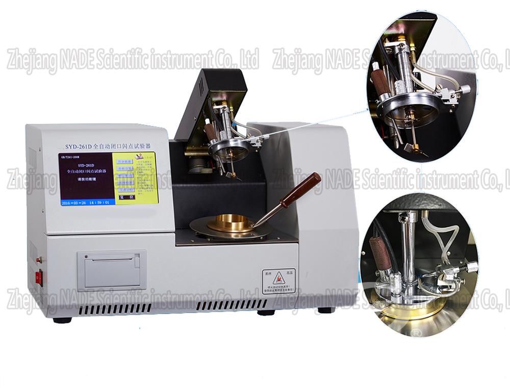 NADE SYD-261D Fully-automatic Pensky-Martens Closed Cup Flash Point Tester & Fire Point Tester for Petroleum Products ASTM D93