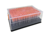 9610TPE-2D4(B) 1.0ml Internal Thread Tetra-code Tube-TPE Cap 96well Rack