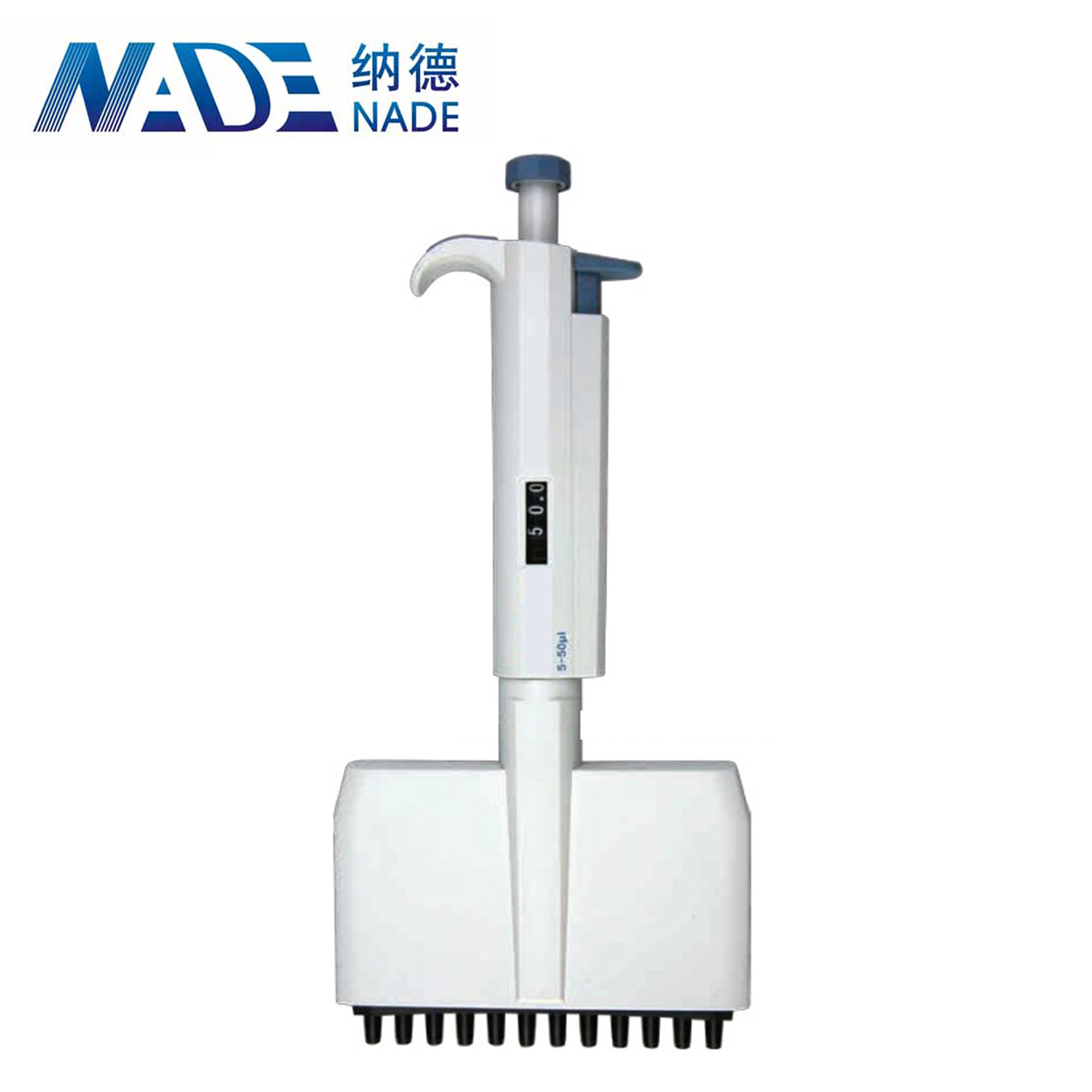 Mechanical Pipette Adjustable Volume 12-channel(0.5ul to 300ul)