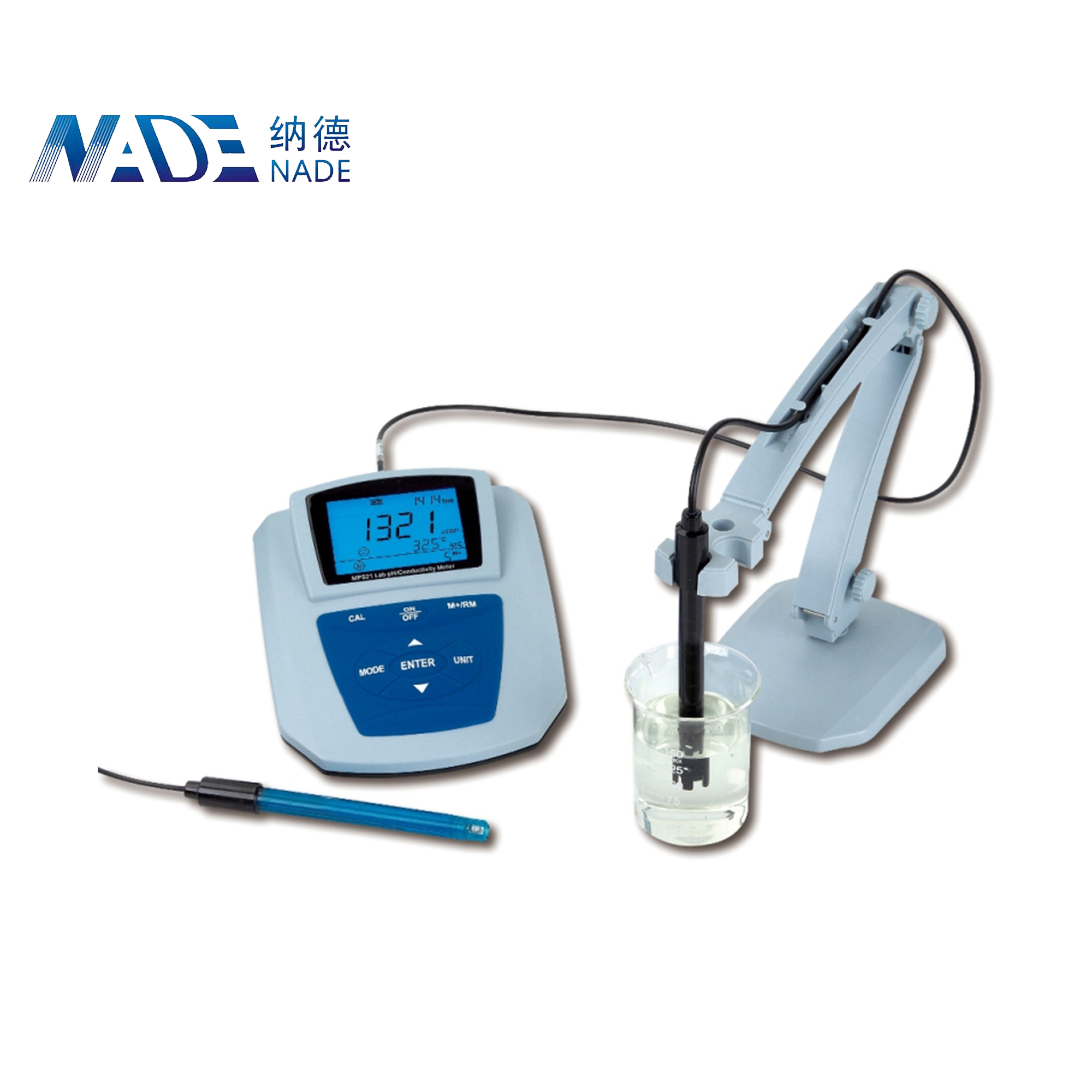 NADE lab Bench Type Multi-Parameter pH/Conductivity Meter MP521