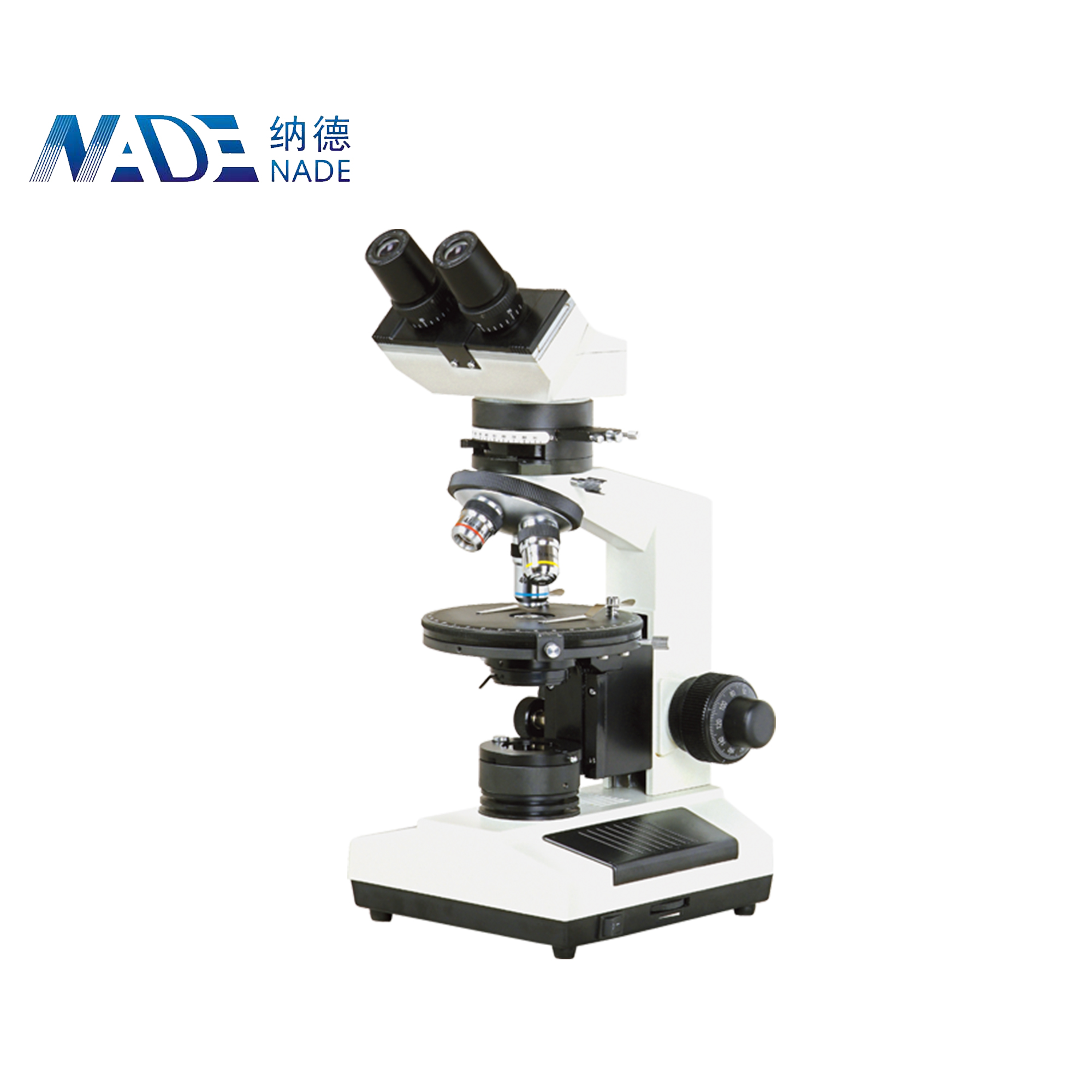 Nade Lab Microscope Polarizing Trinocular Head Biological Microscope NPL-107T