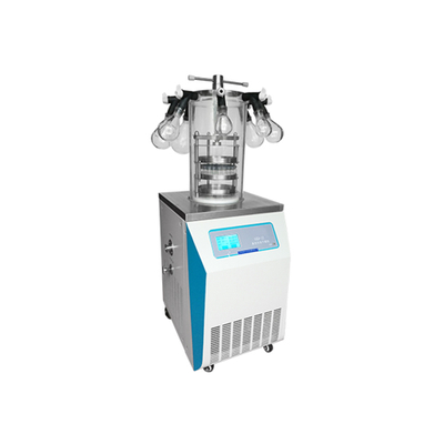 NADE LGJ-12D Multi-Manifold Top Press Type laboratory Lyophilizer/freeze drying equipment/freeze dryer liquid, pasty, solid