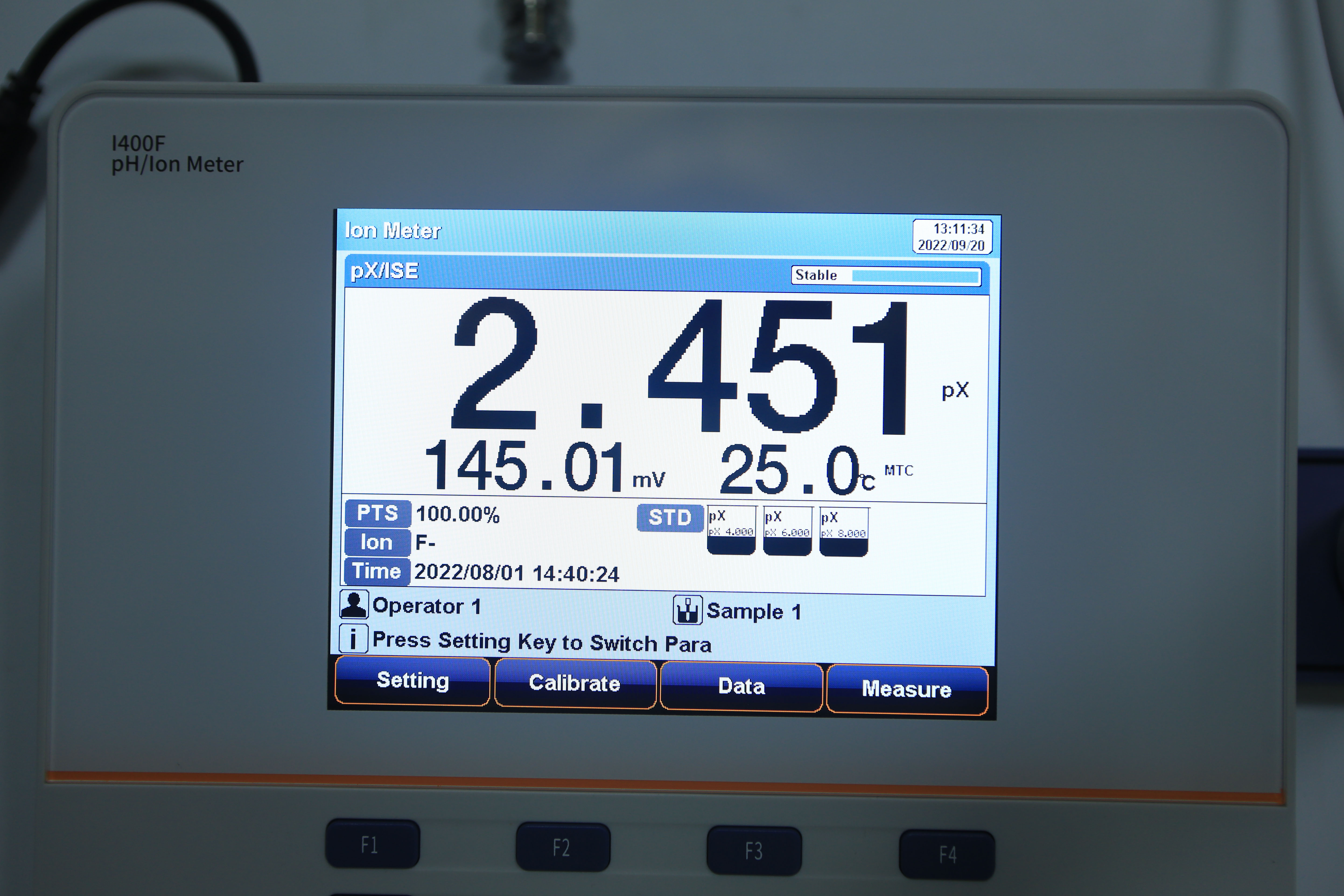 I400F pH/Ion Meter