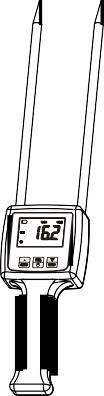 NADE Potable Digital Multifunctional Fibre Moisture Meter/ Analyzer/Tester TK100