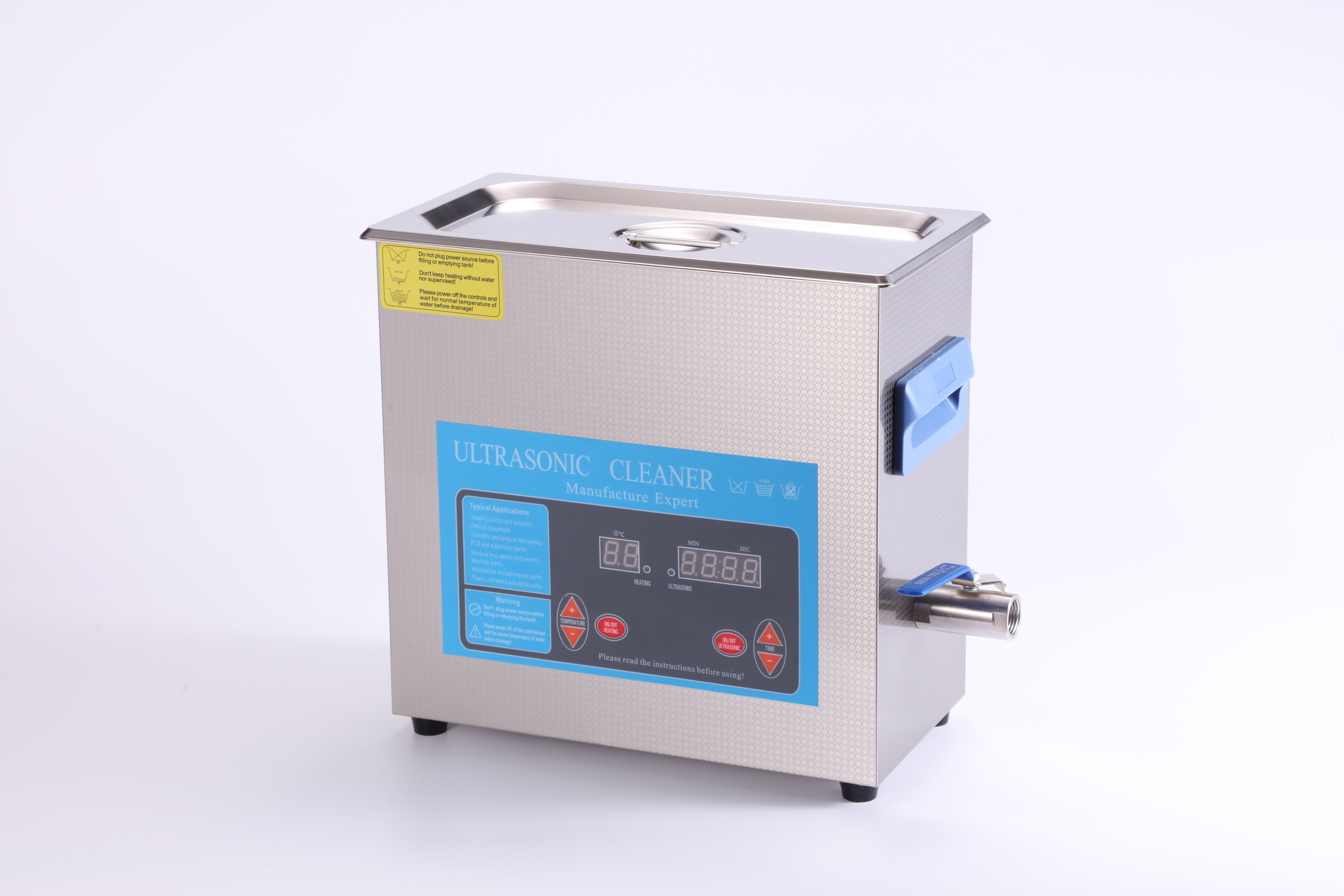 D180-6H Digital Display Timer Heated Ultrasonic Cleaner