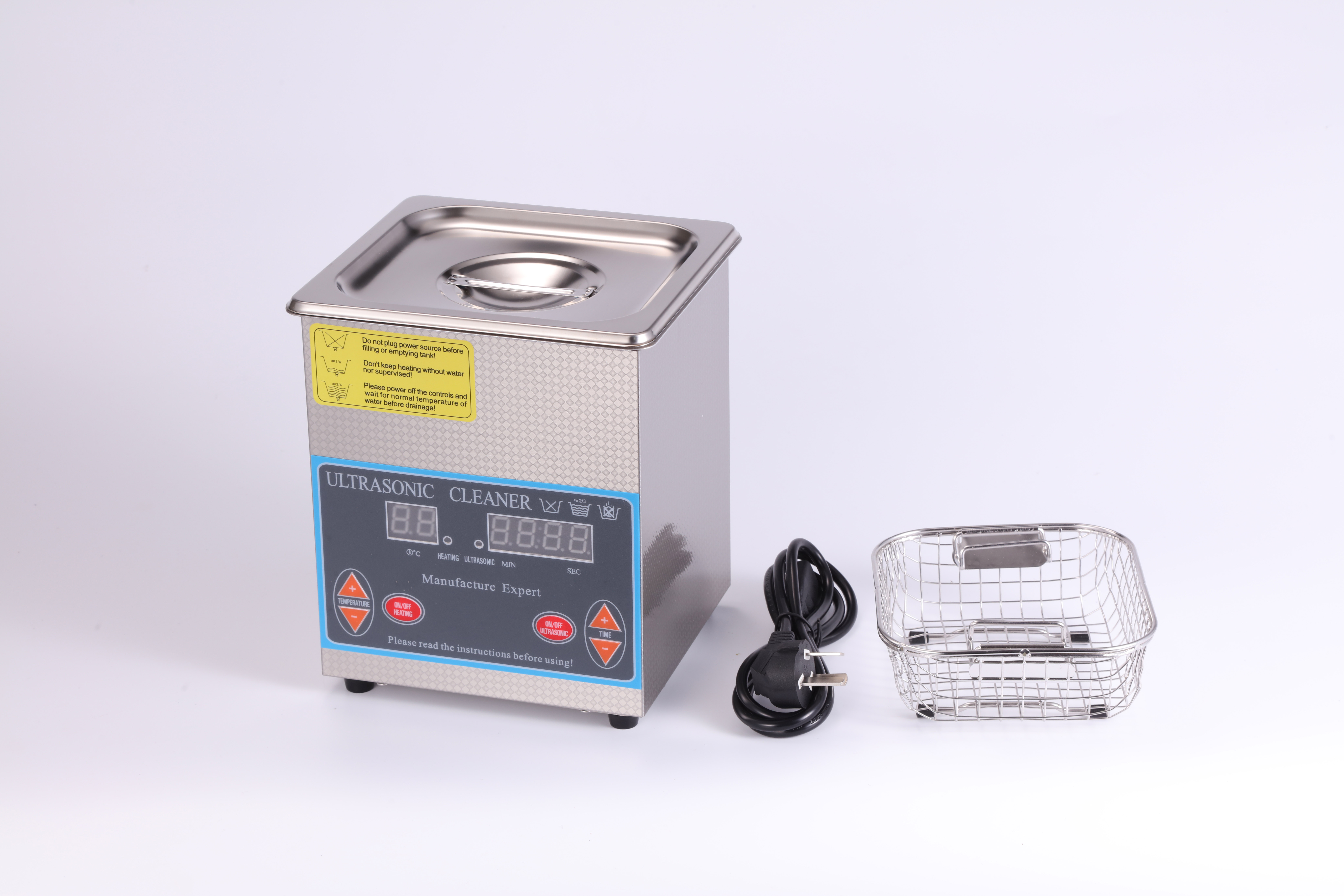 D60-13H Digital Display Timer Heated Ultrasonic Cleaner