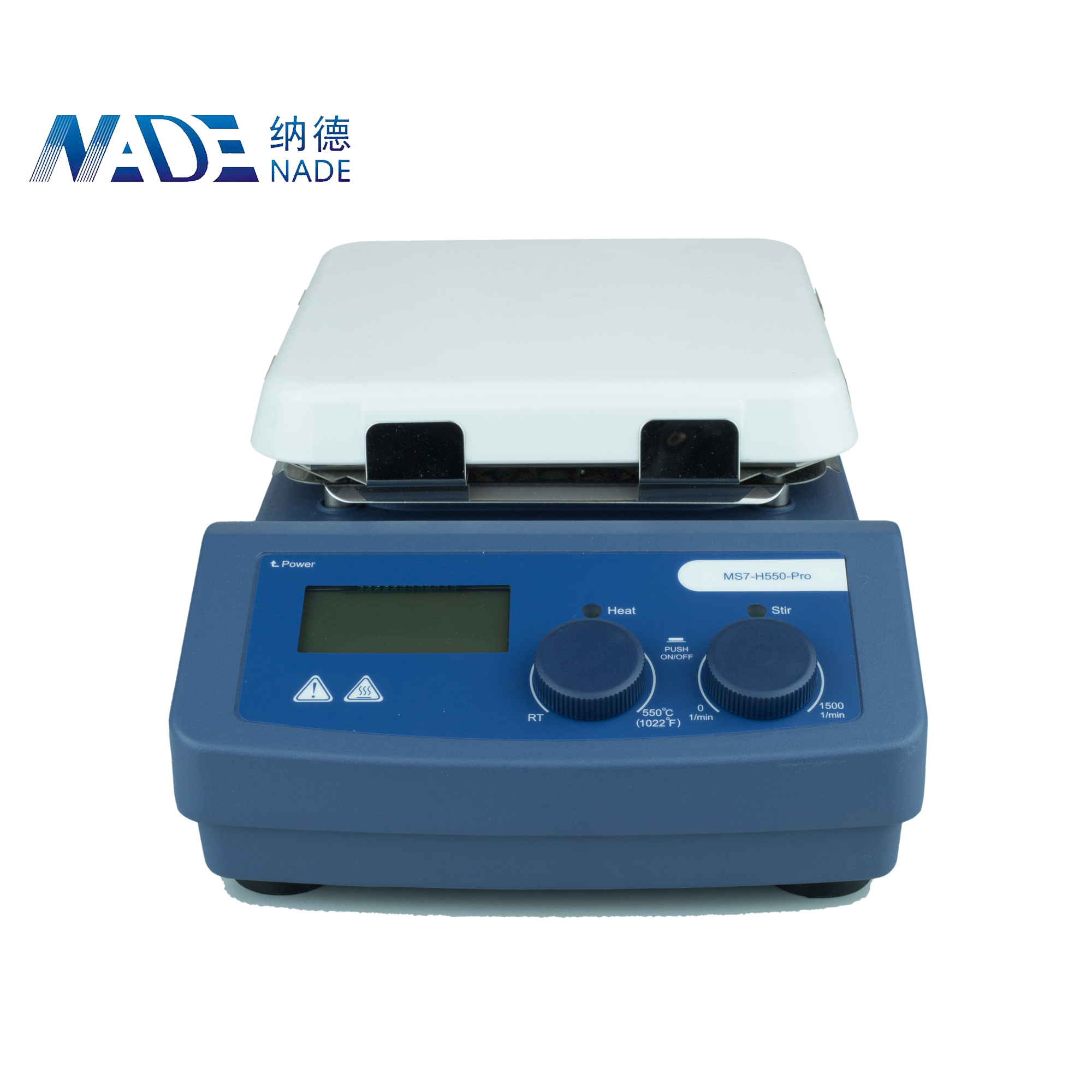 NADE Digital 7'' square (hotplate) Magnetic Stirrer MS7-H550-Pro