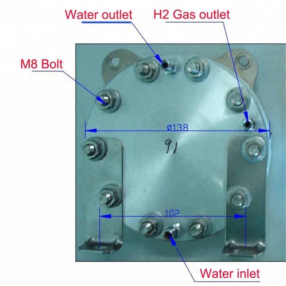 500ml SPE Water Electrolysis Cell for Hydrogen generator