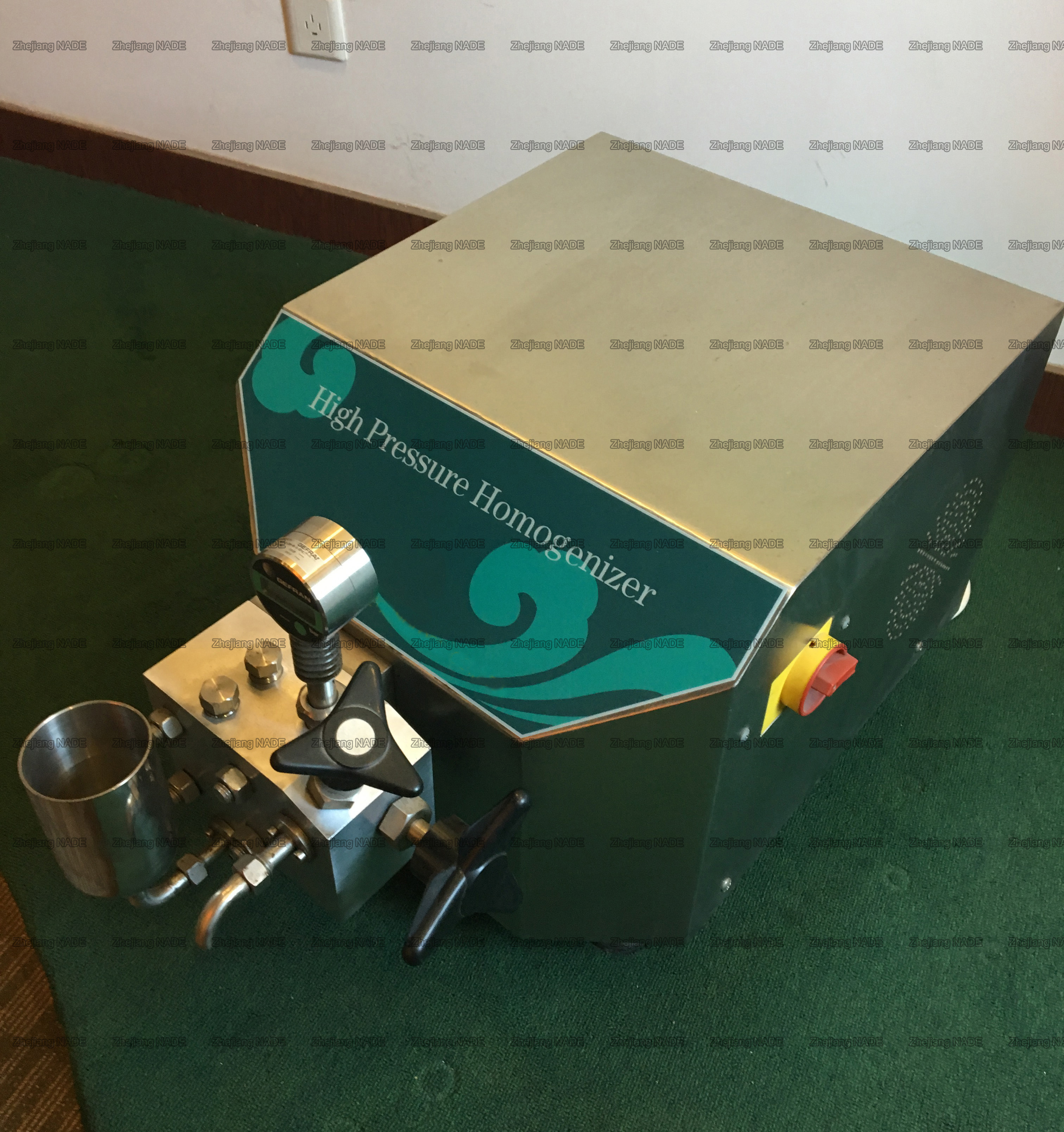 NADE ND-150 12L Laboratory High Pressure Homogenizer Emulsifier For soybean milk,ice cream