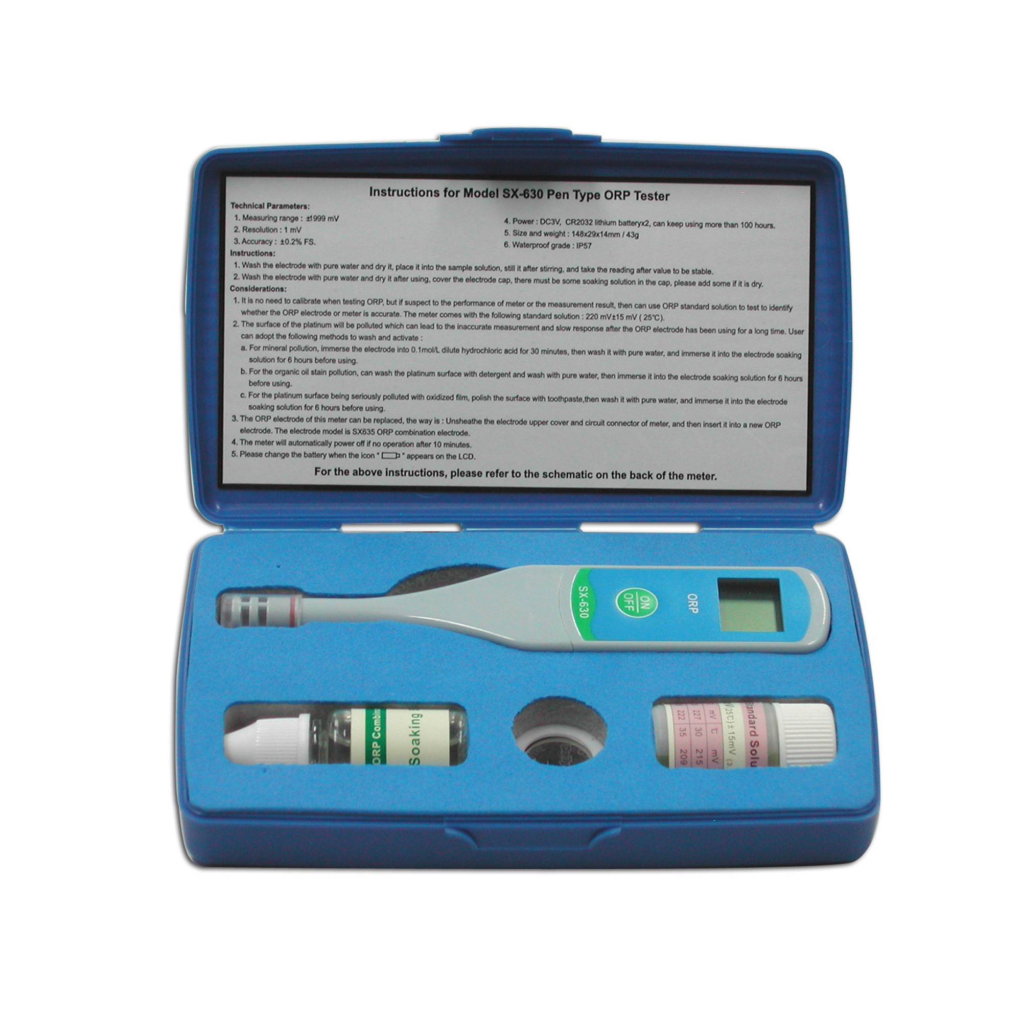 NADE SX630 Pen Type IP57 Waterproof ORP Meter 1999mV